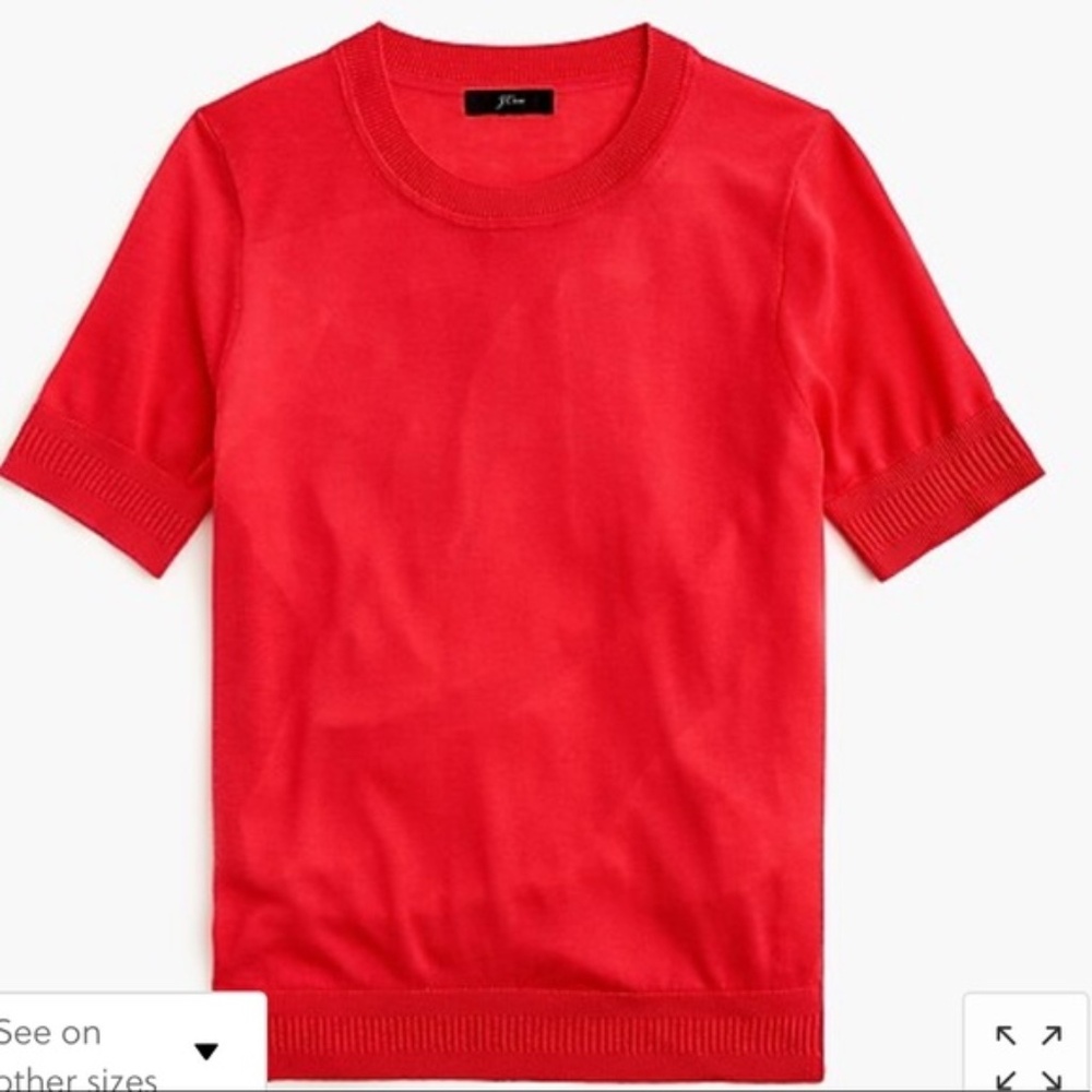 J. Crew Silk Crewneck Sweater